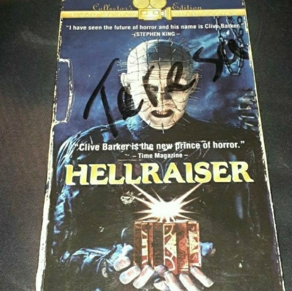 Hellraiser VHS Horror Movie Vintage 80s Scary Pinhead - Picture 1 of 1
